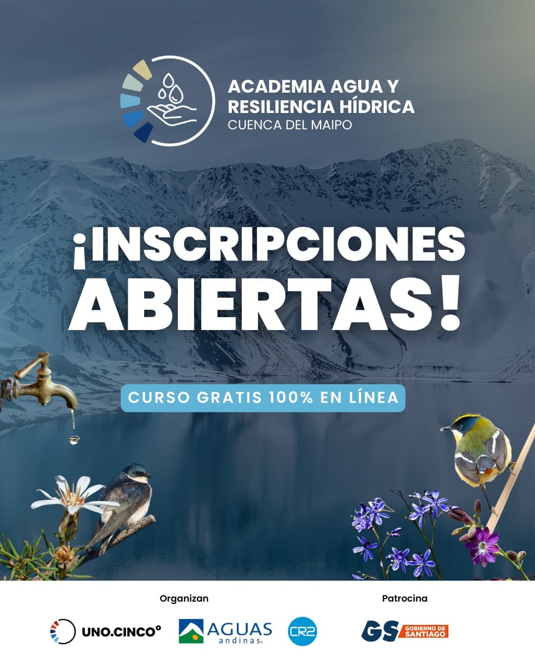 Academia Agua y Resiliencia Hídrica - Cuenca del Maipo 2026